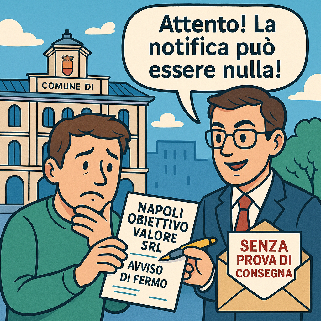 AVVOCATO NAPOLI OBIETTIVO VALORE FERMO AMMINISTRATIVO